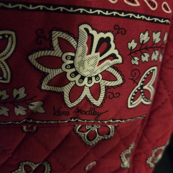 Vera Bradley Floral Red Crossbody Bag - Picture 9 of 12